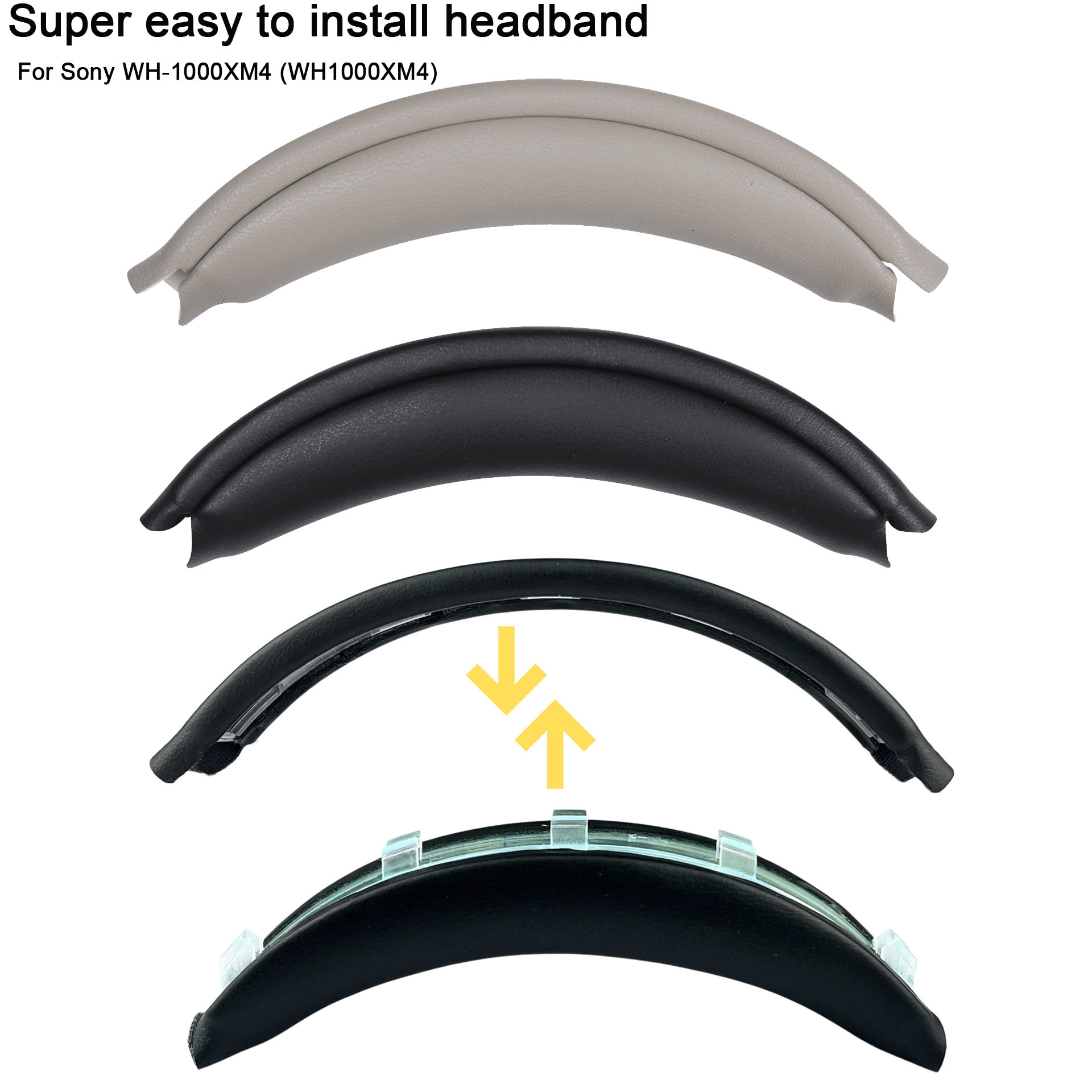 Sony Headphone Wh-1000Xm4 - 소니 WH-1000XM4 헤드폰 교체용 헤드밴드 쿠션