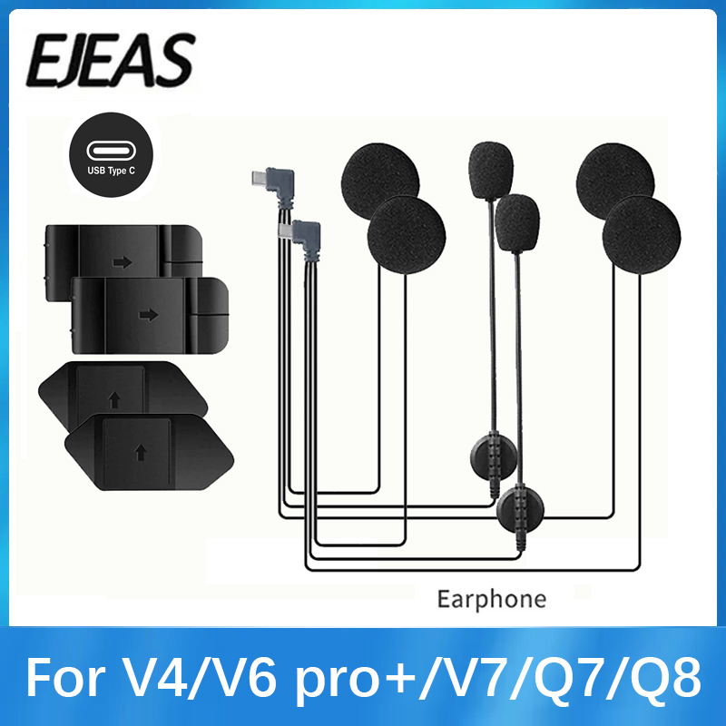 Usb C Earphone - EJEAS V4PLUS /V6 PRO + Type-C
