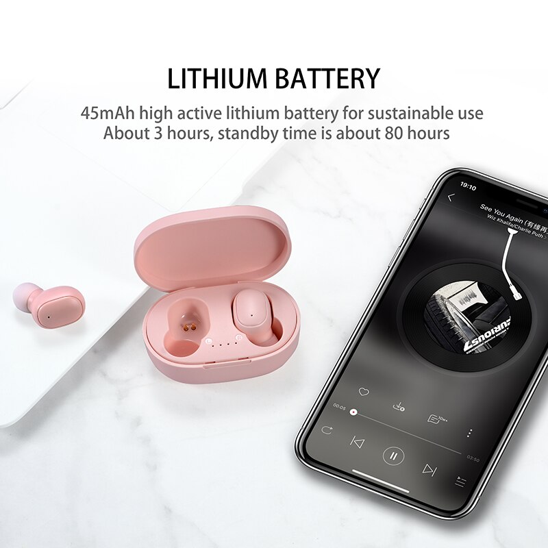 A6S TWS 이어폰 무선 블루투스 5.0 헤드폰 터치 - Bluetooth Headset On Ear 리뷰 및 가격