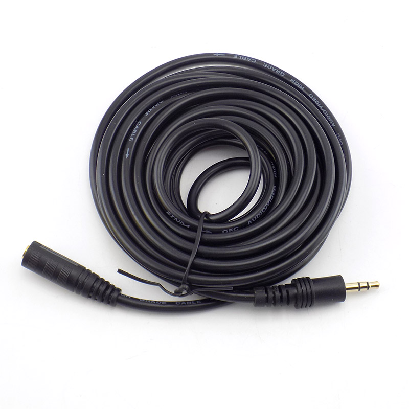 1.5/3/5/10M 3.5mm 스테레오 남성-여성 오 - Cable Extension 3.5 리뷰 및 가격