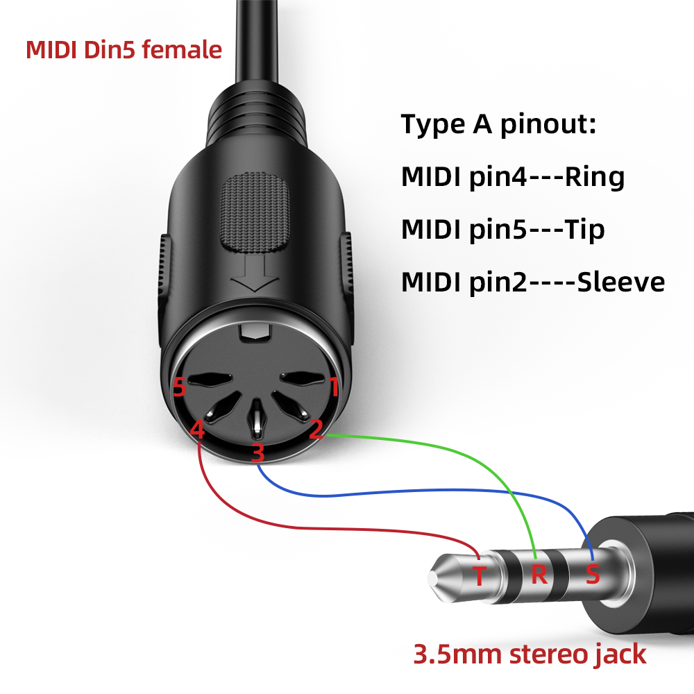 2개 타입-A MIDI to TRS 3.5mm 남성 t - Cable Extension 3.5 리뷰 및 가격