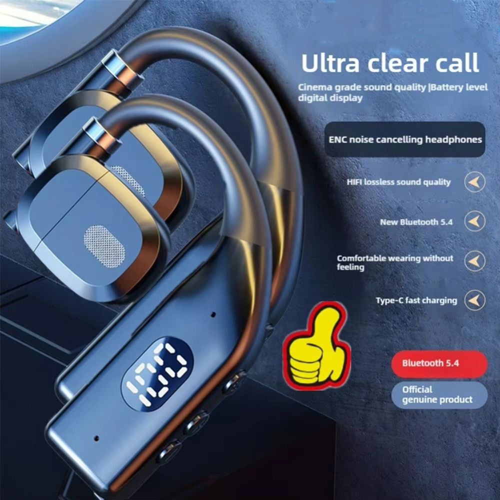 새로운 블루투스 5.4 무선 블루투스 헤드폰 이어훅 디 - Bluetooth Headset On Ear 리뷰 및 가격