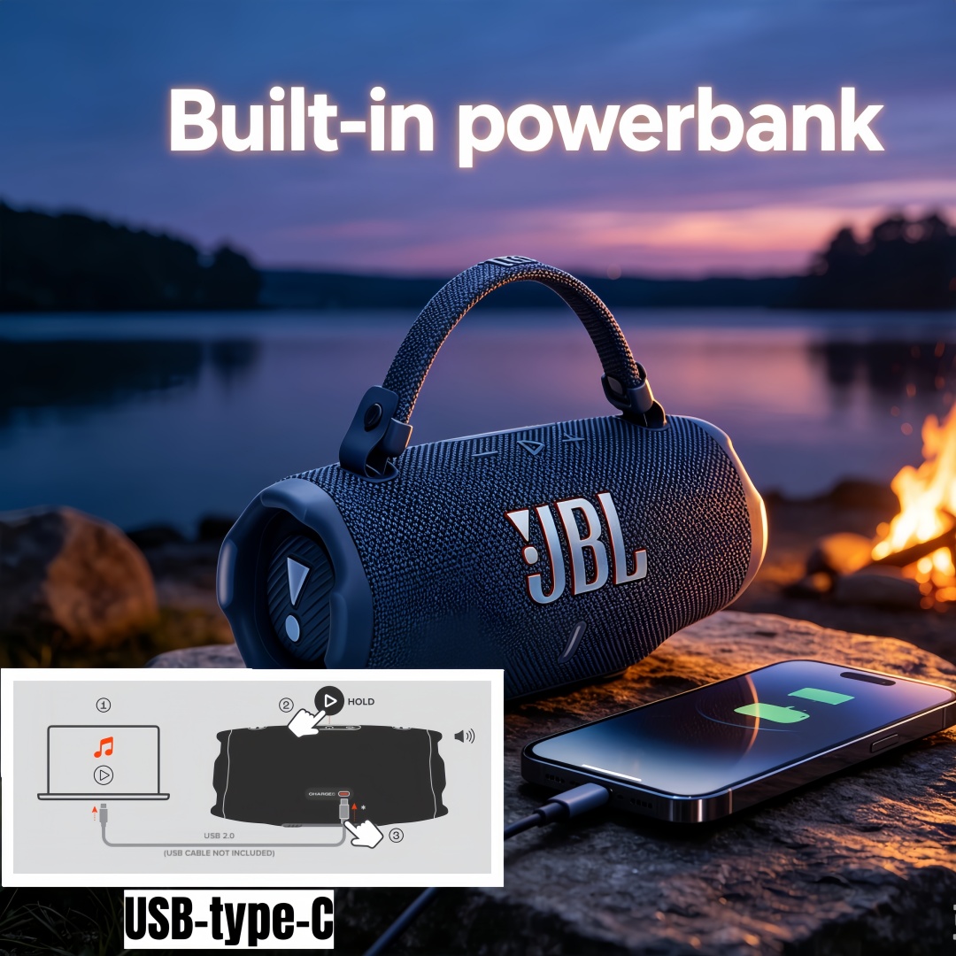 JBL 차지6 블루투스 스피커 40W IP68 방수 2 - Jbl Speaker Charge 5 리뷰 및 가격