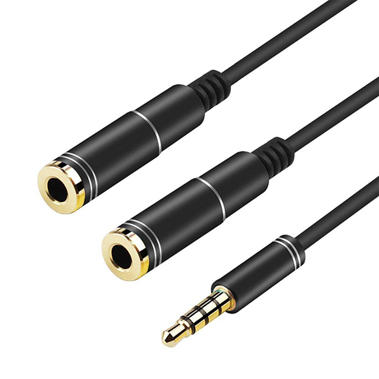 3.5mm 마이크 Y 모바일 오디오 분배기 헤드폰 마이 - Earphone Splitter Jack 리뷰 및 가격