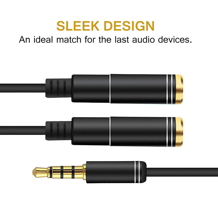 3.5mm 마이크 Y 모바일 오디오 분배기 헤드폰 마이 - Earphone Splitter Jack 리뷰 및 가격